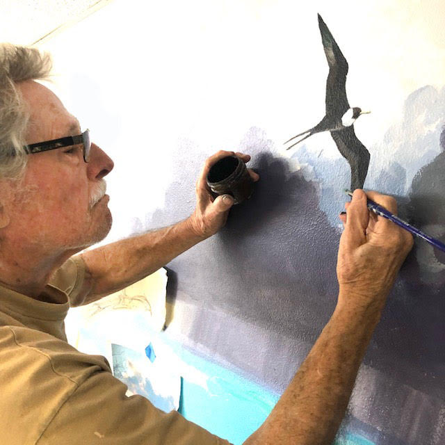 Reception for John D. Dawson mural at Downtown Laundry Express East